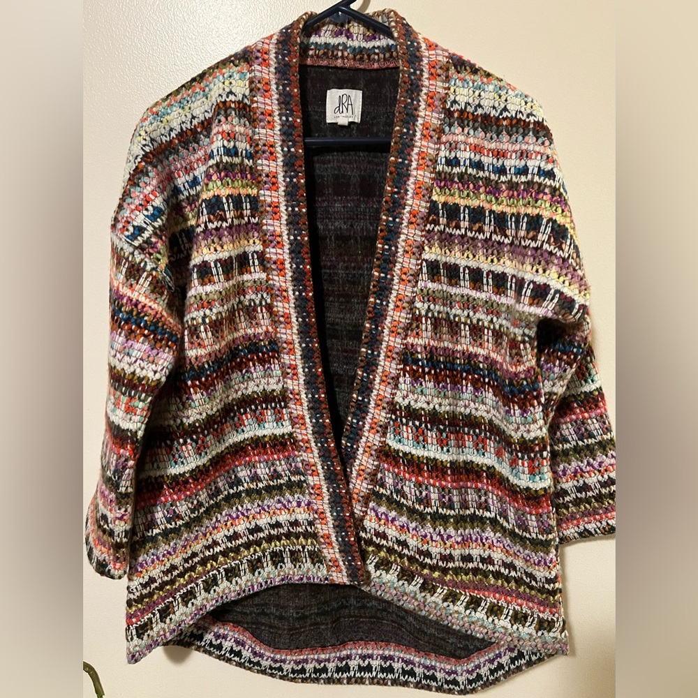 Anthropologie DRA Yoko Kimono Cardigan Colorful Knit Women's Cardigan